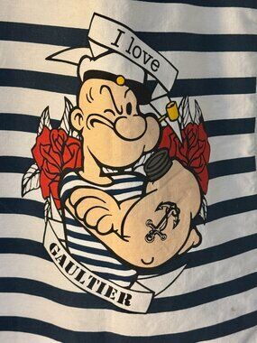 Vintage Jean Paul Gaultier Totebag Cartoon Betty Boop and Popeye